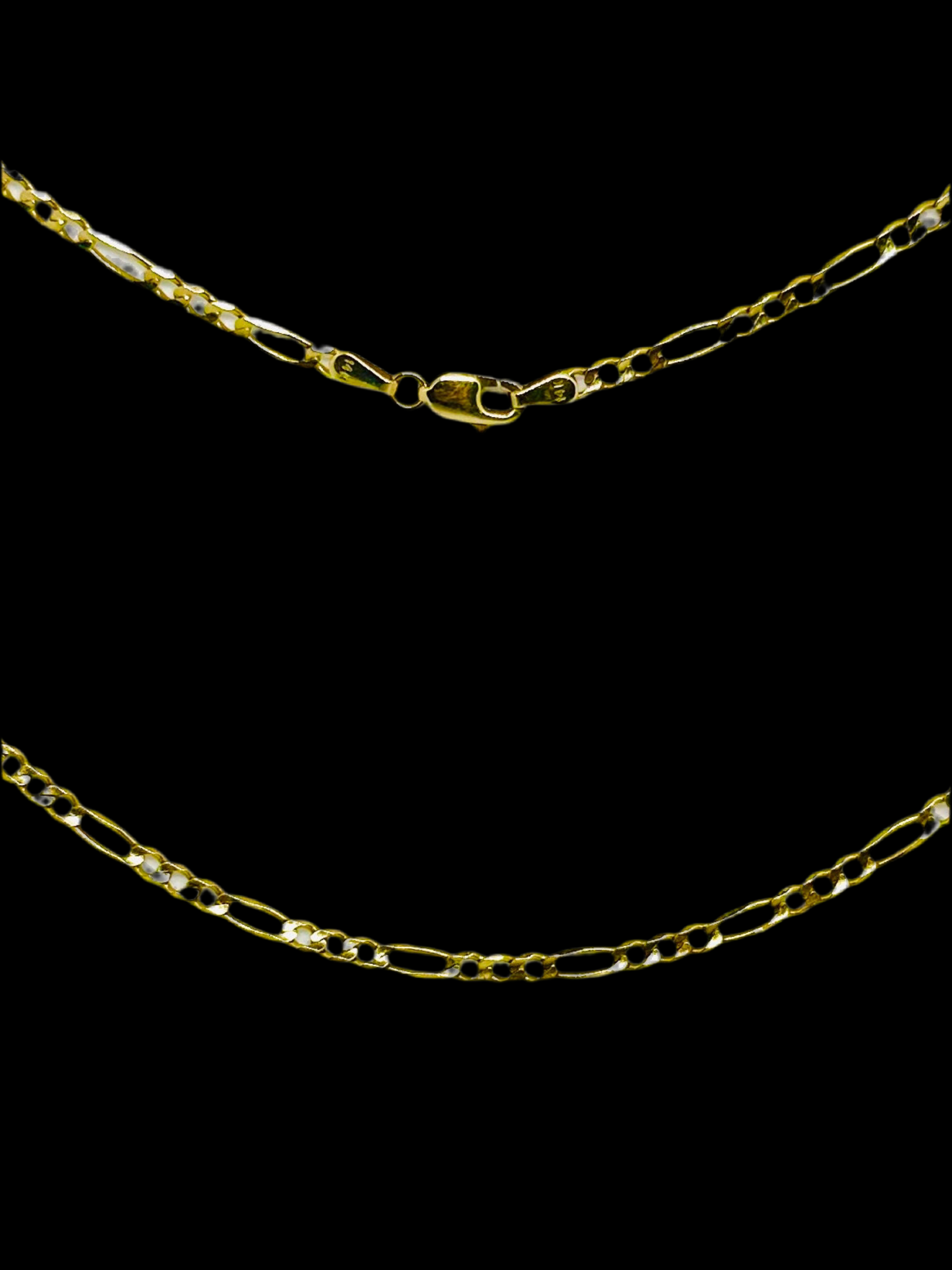 14K Gold Figaro Chain 3mm